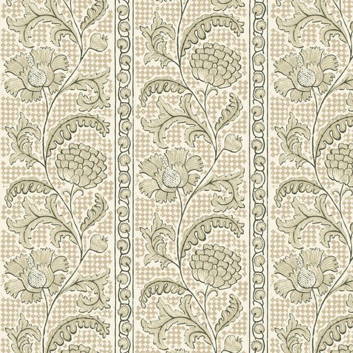 KRAVET COUTURE - FLORAL CHECK- 11 - Wallcovering by the Roll 11
