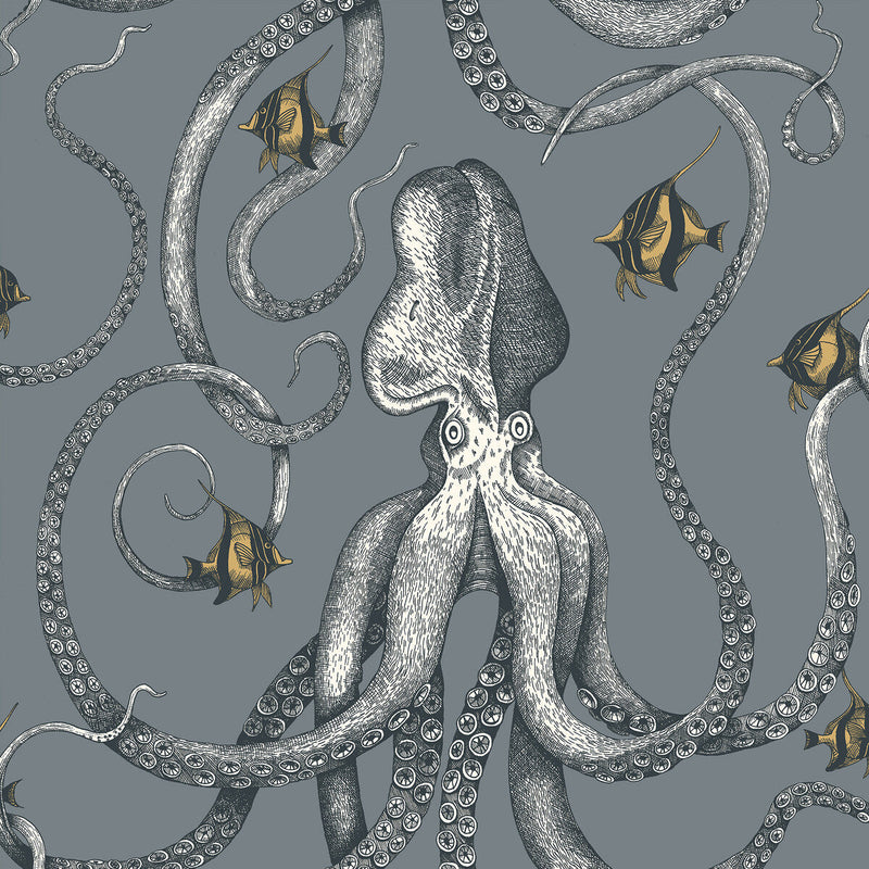 KRAVET COUTURE - OCTOPODA GRAND- 11 - Wallcovering by the Roll 11