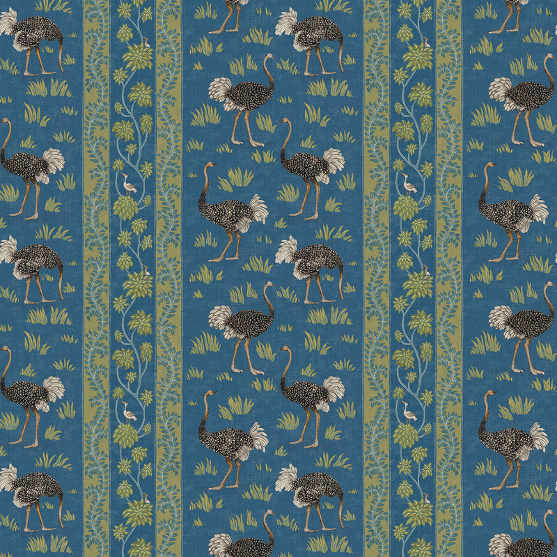 KRAVET COUTURE - OSTRICH STRIPE- 21 - Wallcovering by the Roll 21