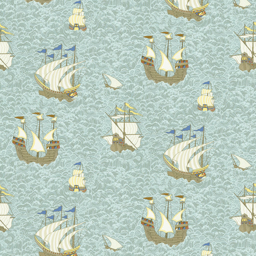 KRAVET COUTURE - JMW1033 - SHIPS - Wallpaper By the Roll