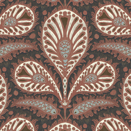 KRAVET COUTURE - JMW1034 - IKAT CLOVER - Wallpaper By the Roll