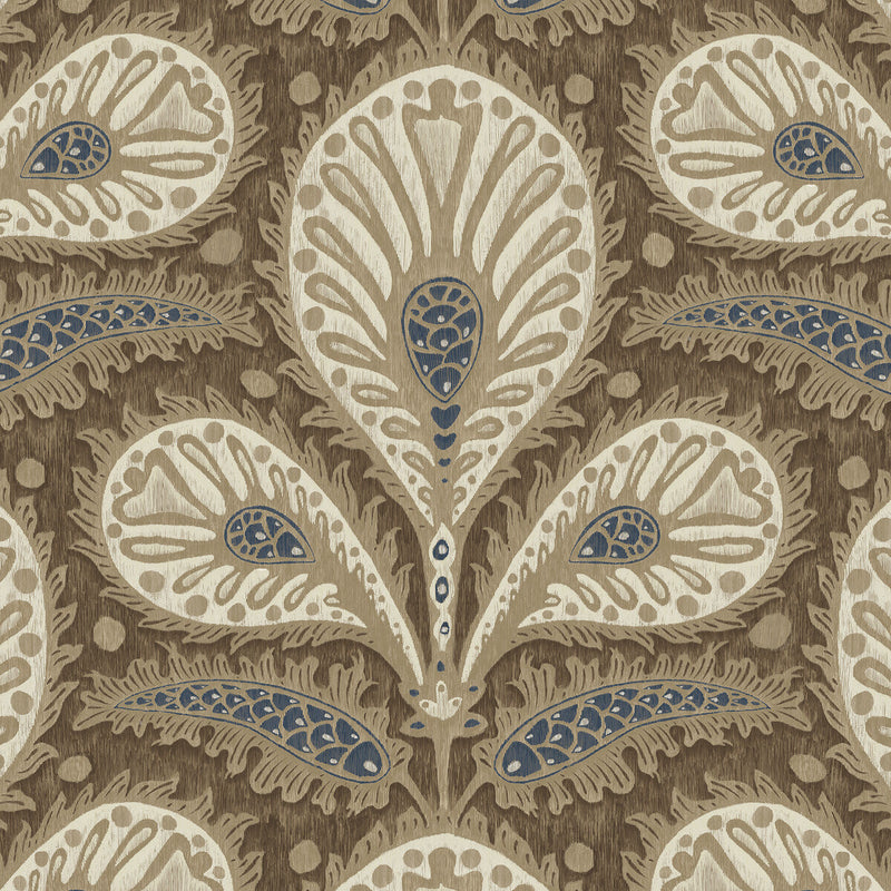 KRAVET COUTURE - IKAT CLOVER- 21 - Wallcovering by the Roll 21