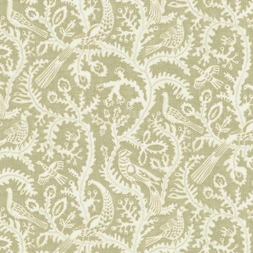 KRAVET COUTURE - STITCHED BIRDS- 31 - Wallcovering by the Roll 31