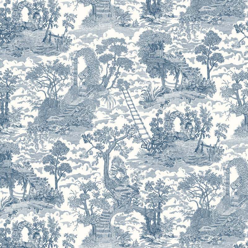 KRAVET COUTURE - ISLET HOPPING TOILE- 11 - Wallcovering by the Roll 11