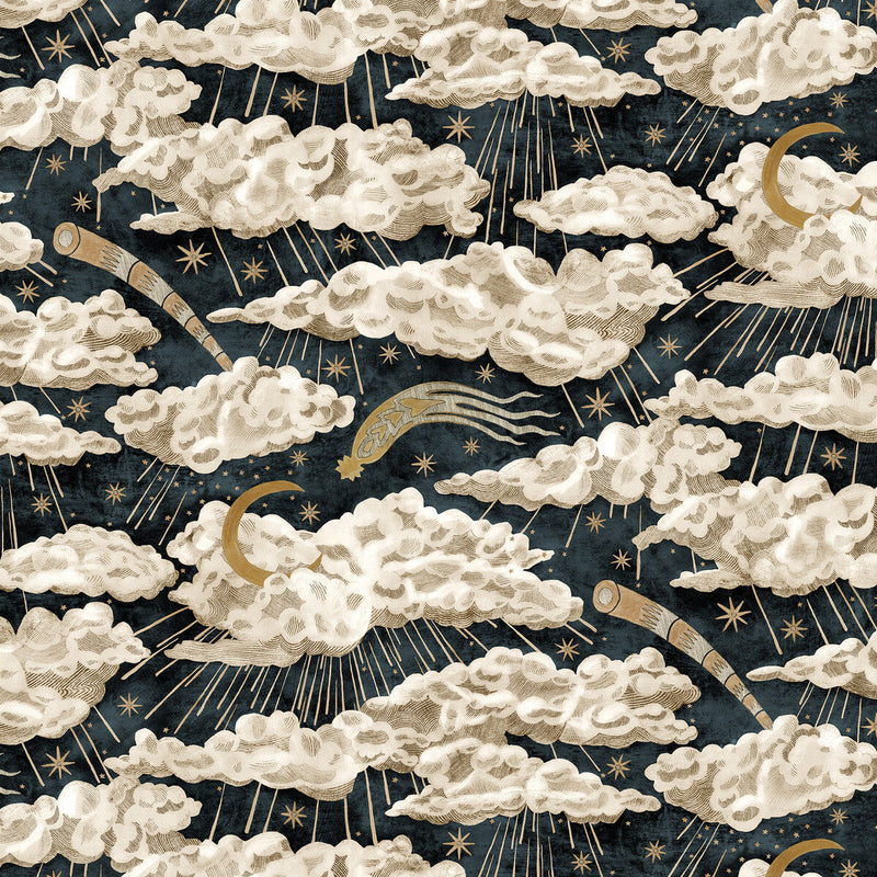 KRAVET COUTURE - CUMULUS LUNA- 01 - Wallcovering by the Roll 01