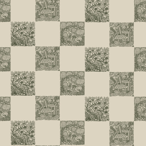 KRAVET COUTURE - JMWRANI - ANIMAL CHECK - Wallpaper By the Roll