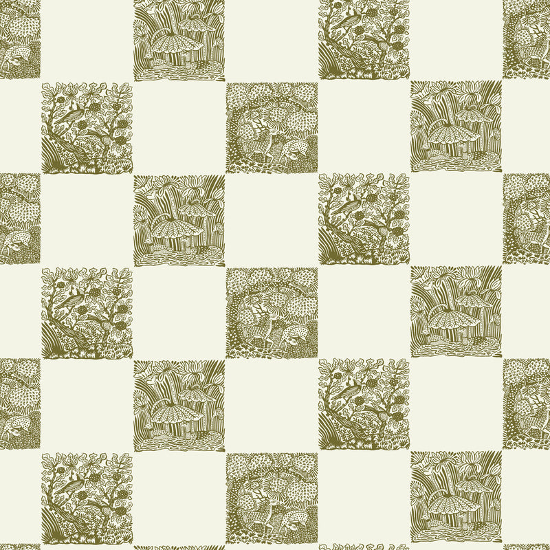 KRAVET COUTURE - ANIMAL CHECK- 05 - Wallcovering by the Roll 05