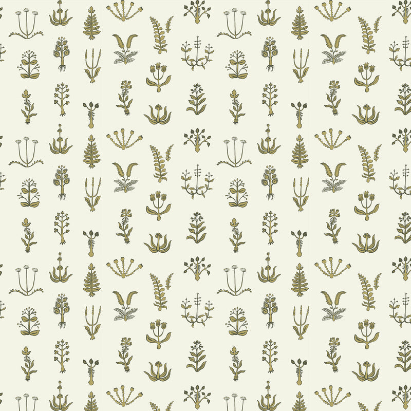 KRAVET COUTURE - FLORAL SPOT- 02 - Wallcovering by the Roll 02