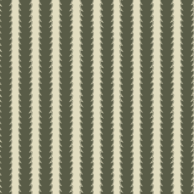 KRAVET COUTURE - SCALLOP STRIPE- 02 - Wallcovering by the Roll 02