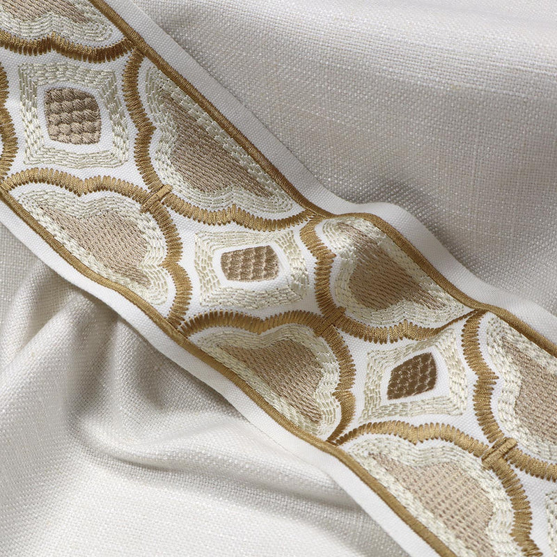 KESWICK EMB TAPE - VINTAGE - Mag Fabrics - Trim By The Yard