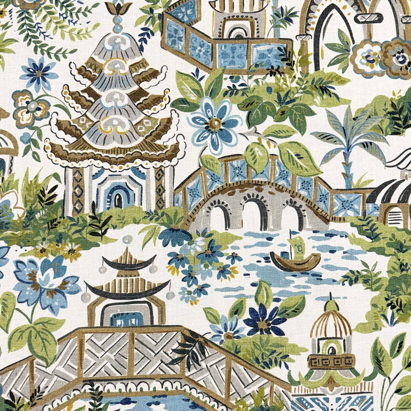 KYOTO - BLUEGREEN - Mag Fabrics - Fabric By The Yard