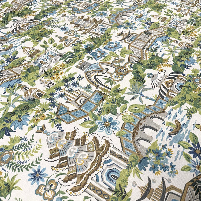 KYOTO - BLUEGREEN - Mag Fabrics - Fabric By The Yard