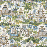 KYOTO - BLUEGREEN - Mag Fabrics - Fabric By The Yard