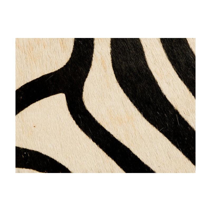 KRAVET COUTURE - PAINTED ZEBRA- NATURAL - Fabric by the SQUARE FOOT NATURAL