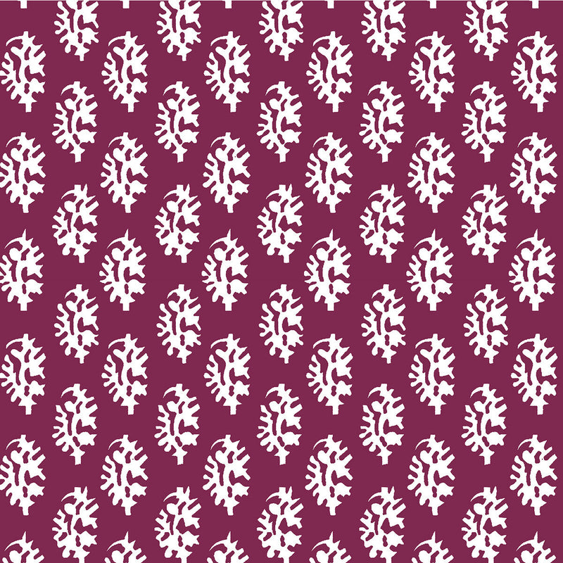 GASTON Y DANIELA - SEIJO- BURDEOS - Fabric by the Yard BURDEOS