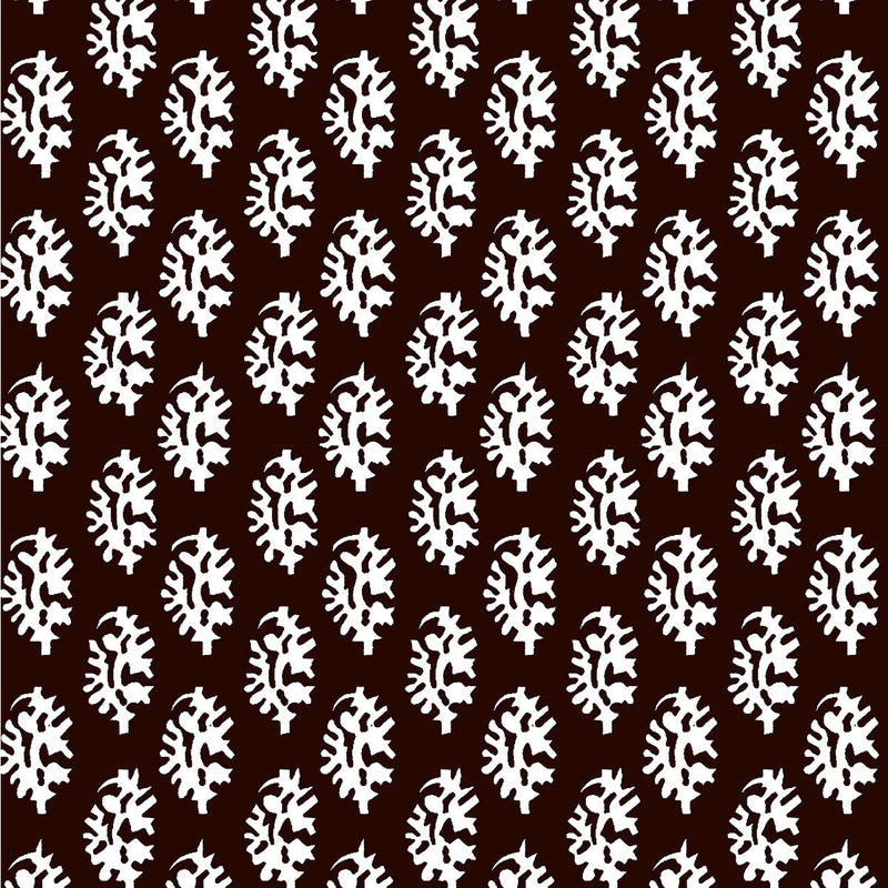GASTON Y DANIELA - SEIJO- CHOCOLATE - Fabric by the Yard CHOCOLATE