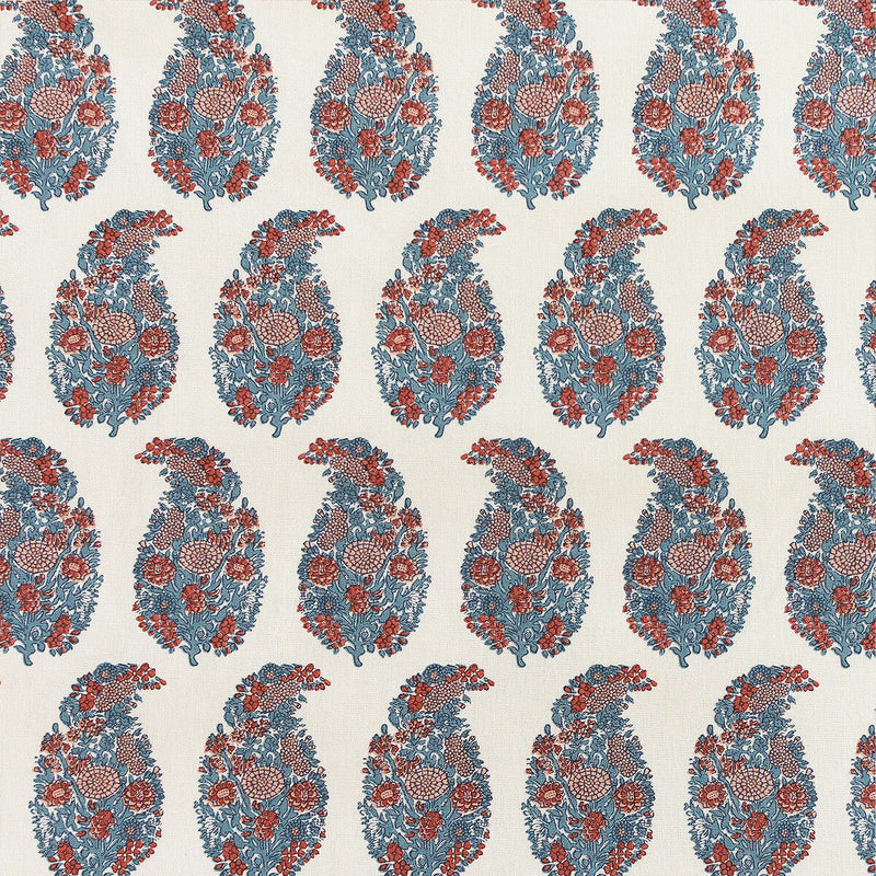 GASTON Y DANIELA - TARSILA- ROJO/GRIS - Fabric by the Yard ROJO/GRIS