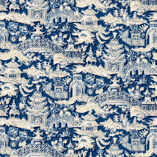 GASTON Y DANIELA - MARTA- AZUL - Fabric by the Yard AZUL