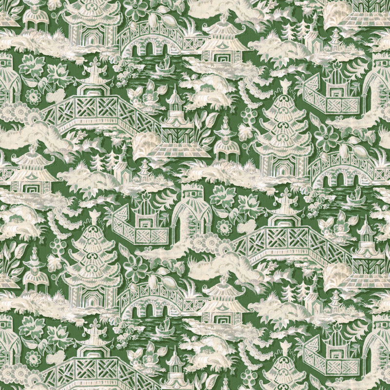 GASTON Y DANIELA - MARTA- VERDE - Fabric by the Yard VERDE