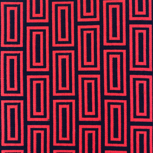 GASTON Y DANIELA - CALEB- ROJO/NAVY - Fabric by the Yard ROJO/NAVY