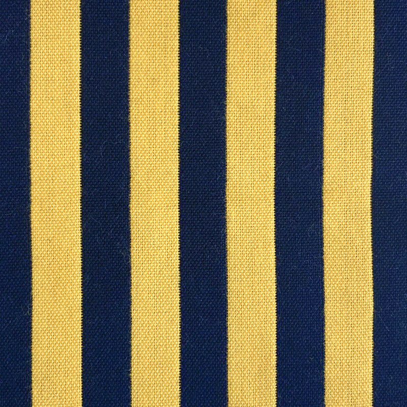GASTON Y DANIELA - BENJAMIN- AMARILLO/NAVY - Fabric by the Yard AMARILLO/NAVY