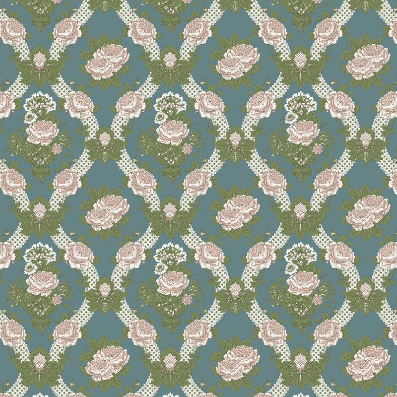 GASTON Y DANIELA - ARANCHINA- AZUL - Fabric by the Yard AZUL