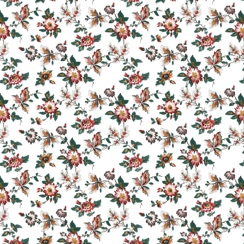 GASTON Y DANIELA - BRIGITTA- ROJO - Fabric by the Yard ROJO