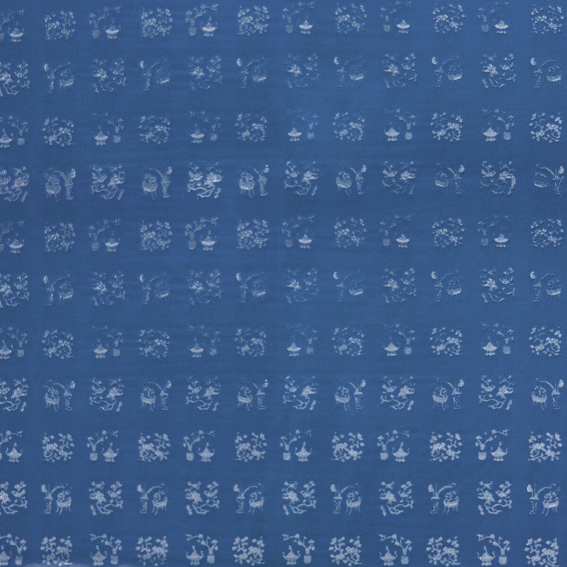 GASTON Y DANIELA - NEON- AZUL - Fabric by the Yard AZUL