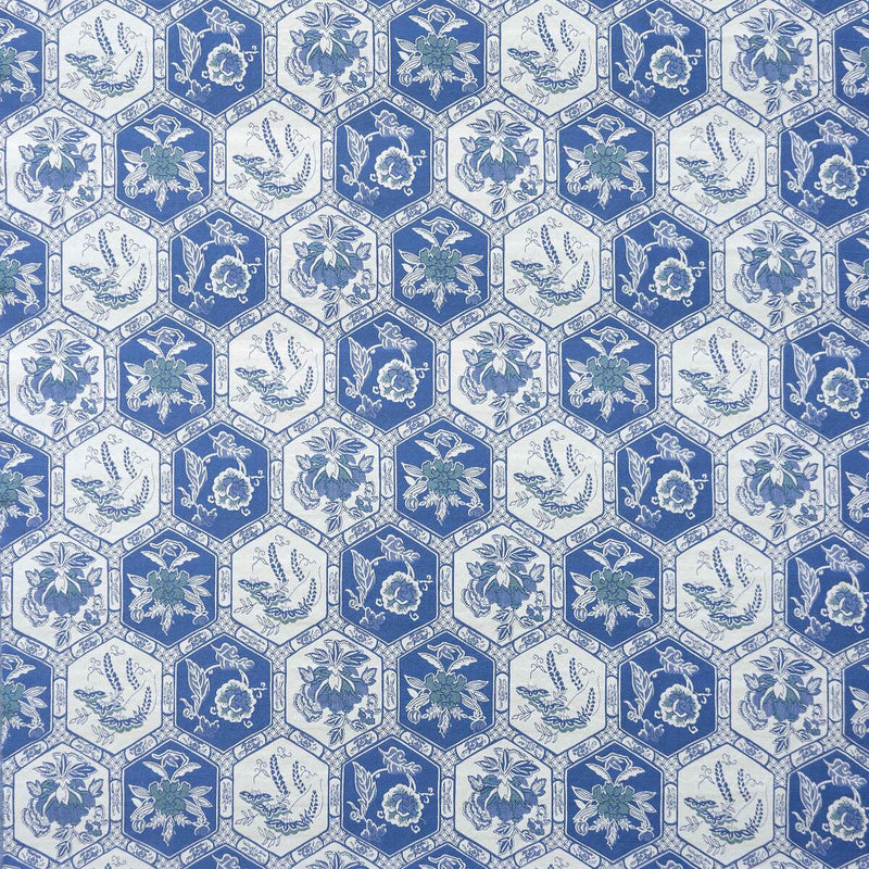 GASTON Y DANIELA - DECAMERON- AZUL - Fabric by the Yard AZUL