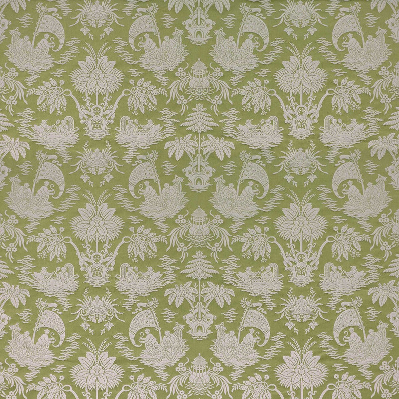 GASTON Y DANIELA - GUANGXU- VERDE - Fabric by the Yard VERDE