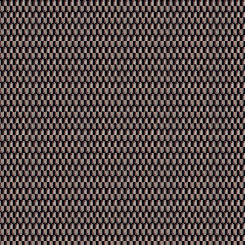 GASTON Y DANIELA - ALGENDAR - BLACK/TEJA - Fabric By The YARD