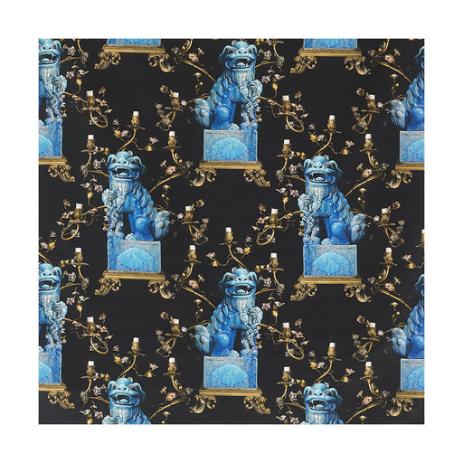 GASTON Y DANIELA - CHIEN- ONYX/AZUL - Fabric by the Yard ONYX/AZUL