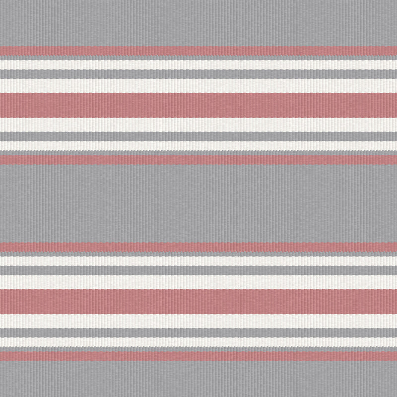 GASTON Y DANIELA - PINILLA- GRIS/ROSA - Fabric by the Yard GRIS/ROSA