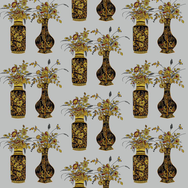 GASTON Y DANIELA - CASILDA- PLATA - Fabric by the Yard PLATA