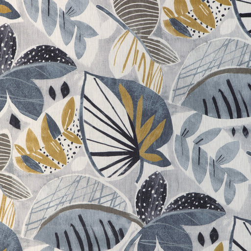 KRAVET BASICS - LEAF-A-LOT- NICKEL - Fabric by the Yard NICKEL