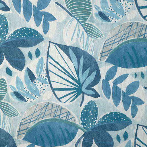 KRAVET BASICS - LEAF-A-LOT- OCEAN - Fabric by the Yard OCEAN