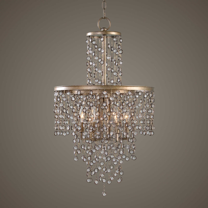 Uttermost Valka 6 Light Crystal Chandelier