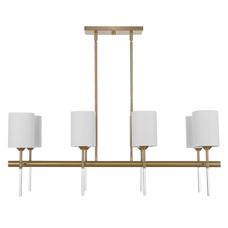 Uttermost Awyr 8 Light Linear Chandelier
