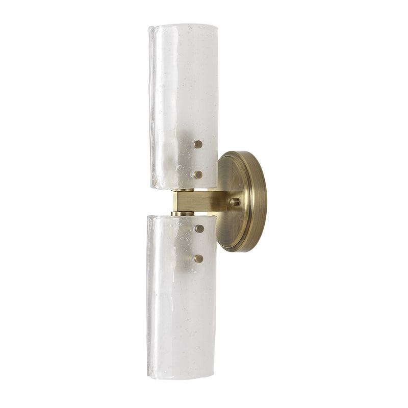 Uttermost Mistie 2 Light Glass Sconce