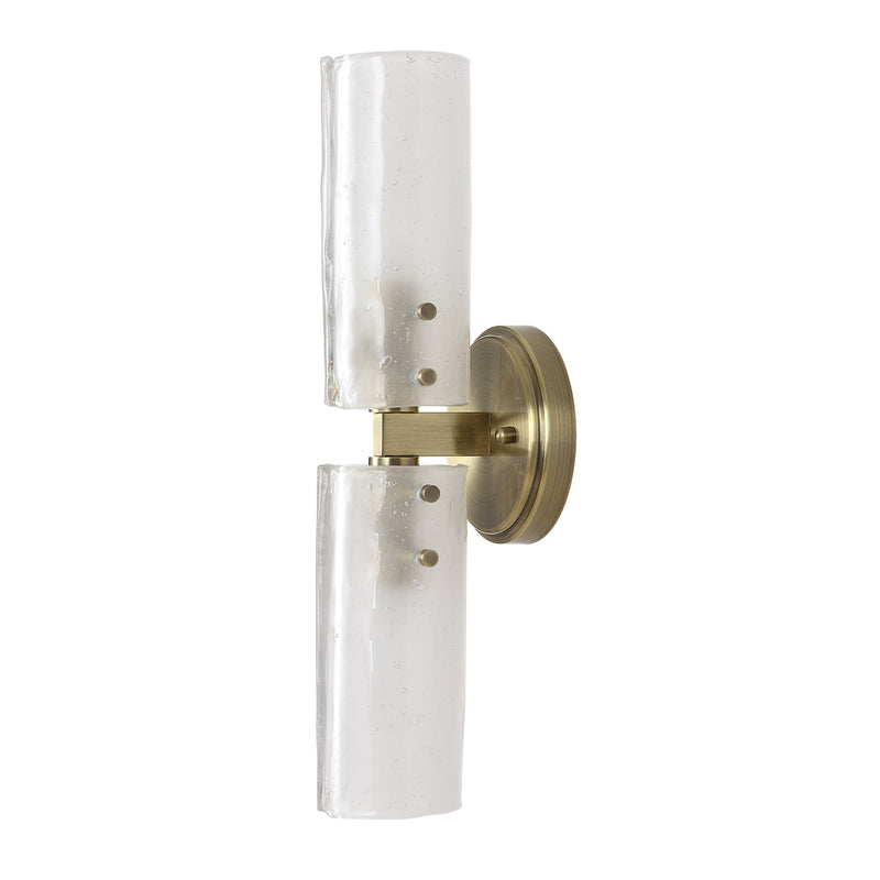 Uttermost Mistie 2 Light Glass Sconce