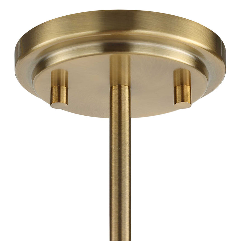 Uttermost Cret 12 Light Brass Chandelier