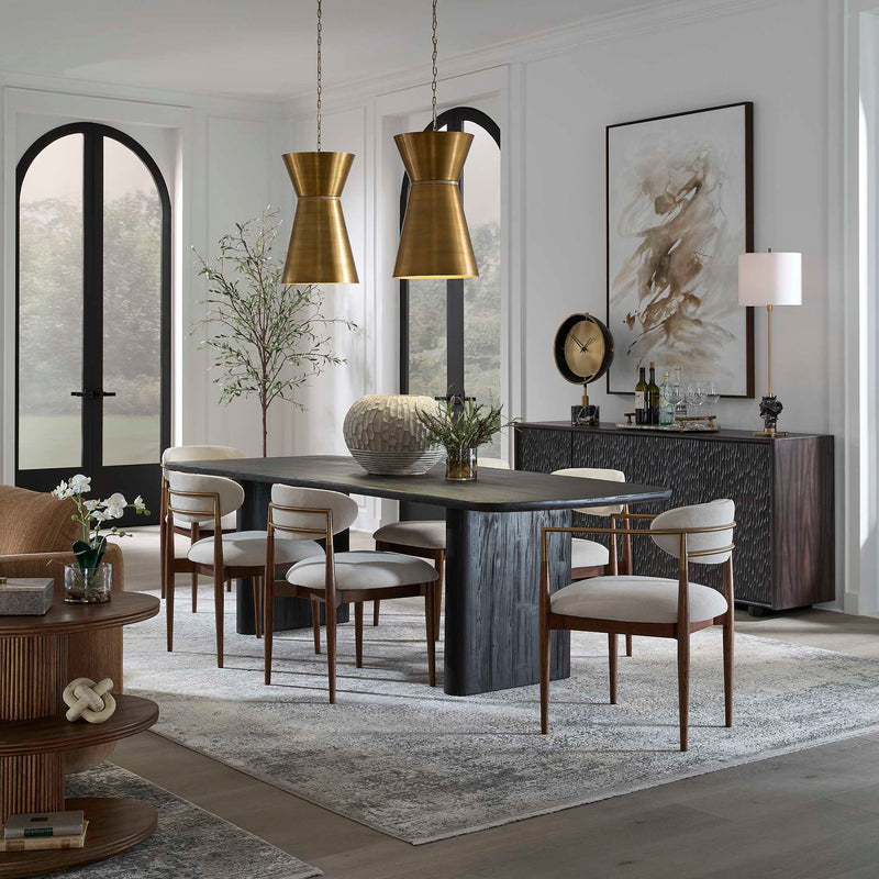 Uttermost Crocker Brass 1 Light Mini Pendant