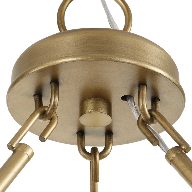 Uttermost Ladakh 9 Light Round Wicker Pendant