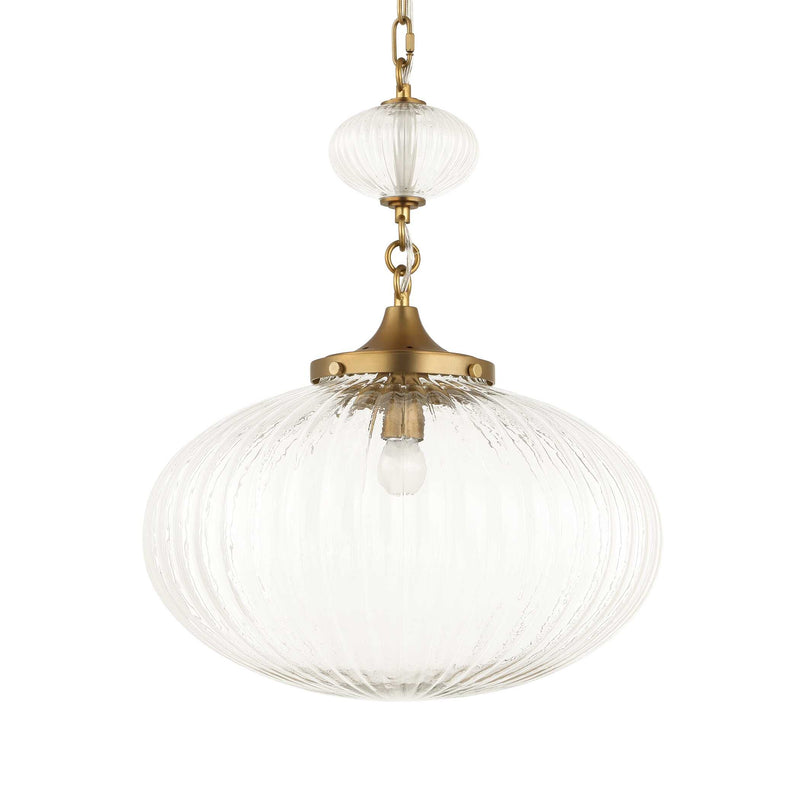 Uttermost Bellaire 1 Light Glass Shade Pendant