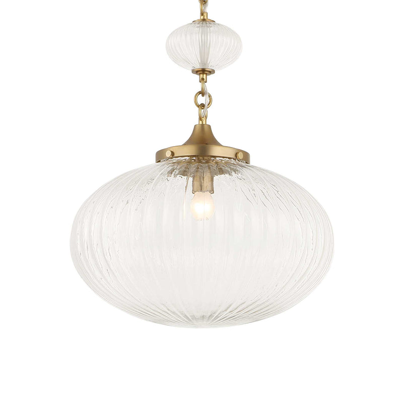 Uttermost Bellaire 1 Light Glass Shade Pendant