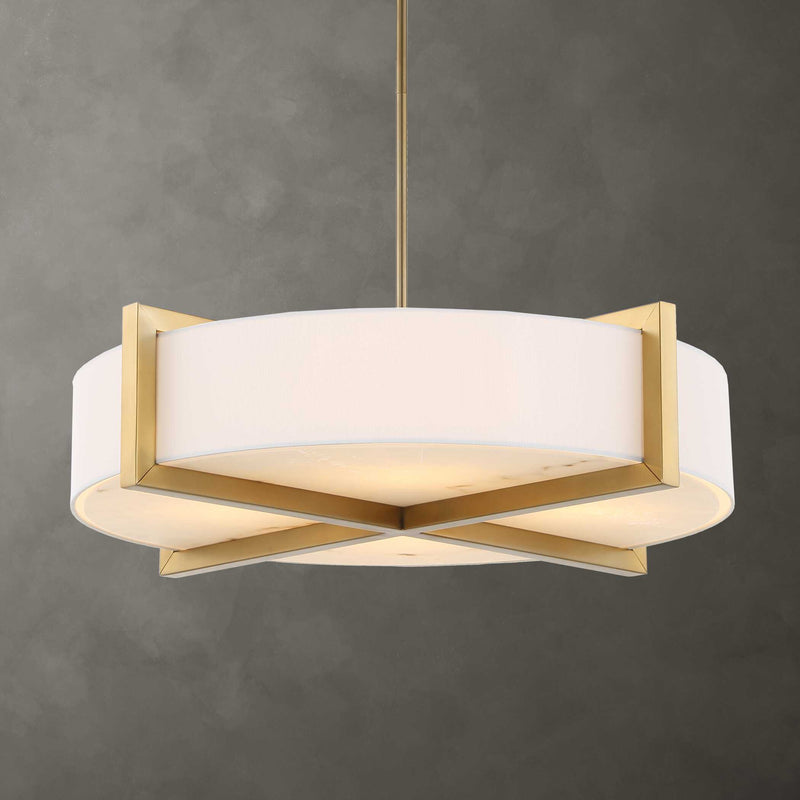 Uttermost Cresson 4 Light Drum Pendant