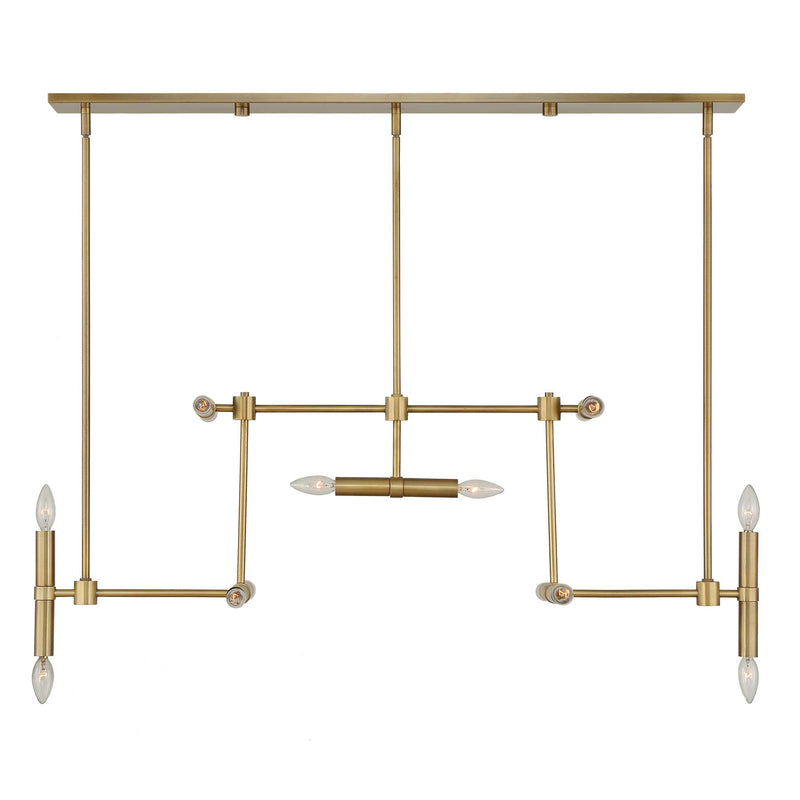Uttermost Cadre 14 Light Modern Linear Pendant