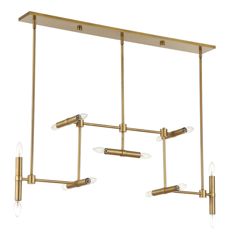 Uttermost Cadre 14 Light Modern Linear Pendant