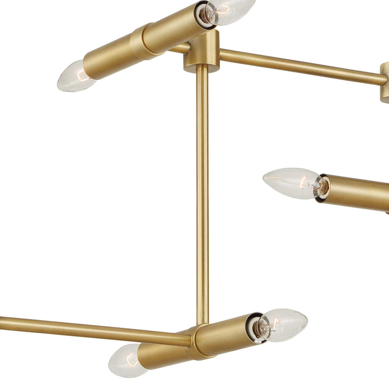Uttermost Cadre 14 Light Modern Linear Pendant