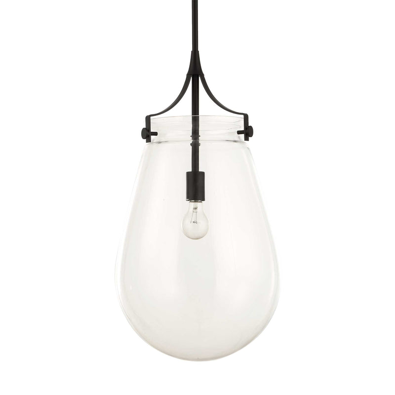 Uttermost Dewdrop 1 Light Glass Shade Pendant